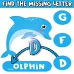 finding the missing letter android application logo